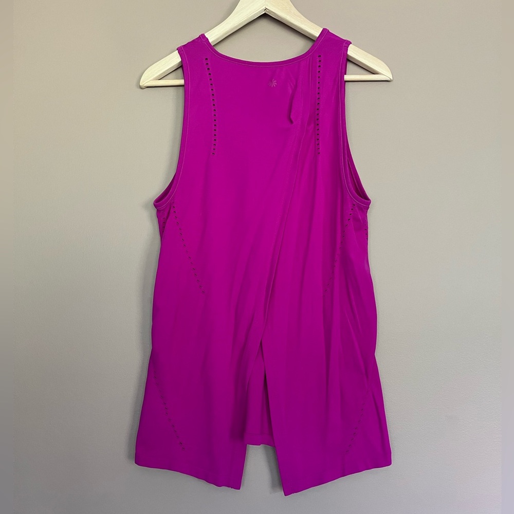 {Athleta} Foothill Tank in Dark Magenta - Womens Small - Picture 5 of 9